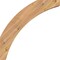 Ekena Millwork 5 1/2"W x 22"D x 22"H Thorton Smooth Knee Brace, Western Red Cedar BRC06X22X22THR00SWR - alternate 2
